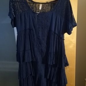 Navy Free People dress